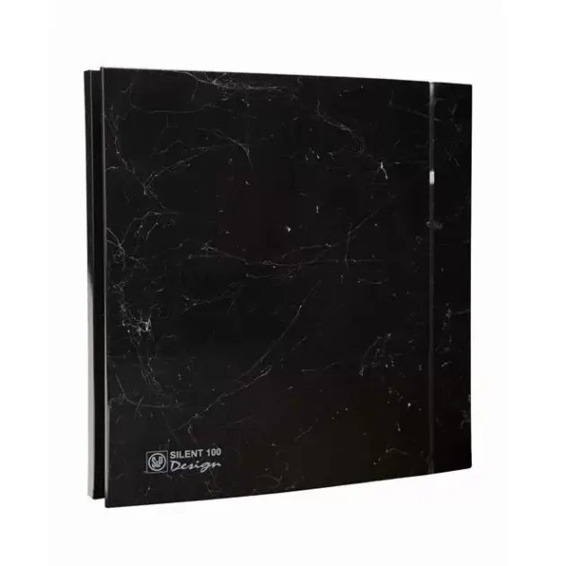 Витяжний вентилятор Soler&Palau Silent 100 CZ Marble Black DESIGN 4C, фото - 5